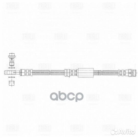 Шланг торм. для а/м Skoda Octavia (04) /Yeti (0