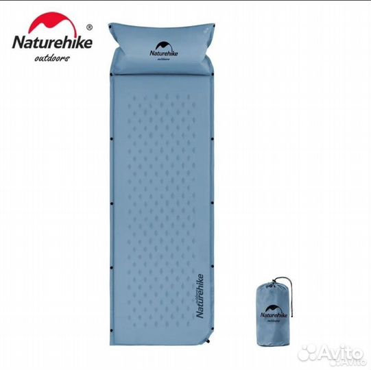 Коврик Naturehike самонадувающийся с подушкой