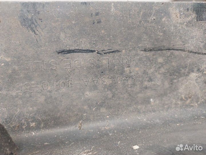 Накладка на порог Honda Jazz, 2008