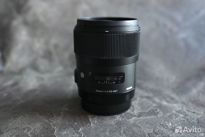 Объектив sigma 35 mm 1, 4 canon