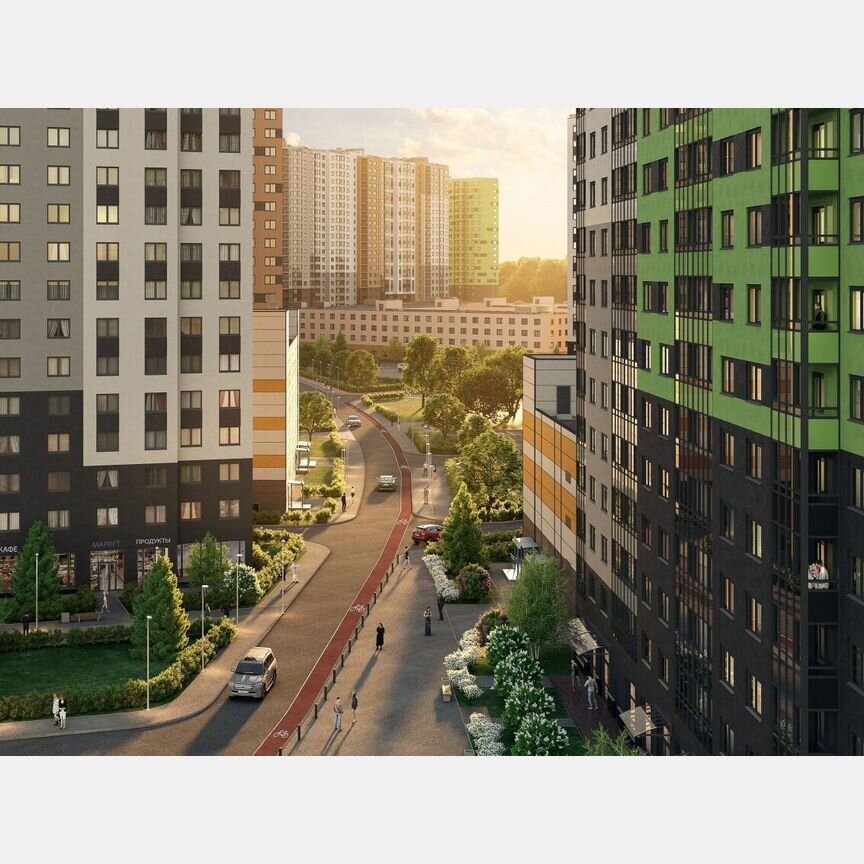 1-к. квартира, 30,6 м², 20/24 эт.