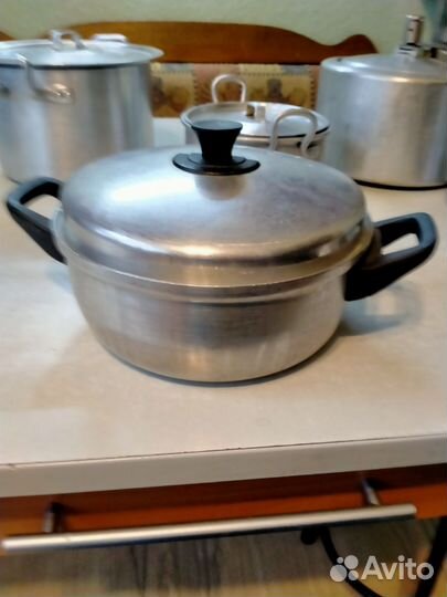 Кастрюли из пищевого алюминия СССР