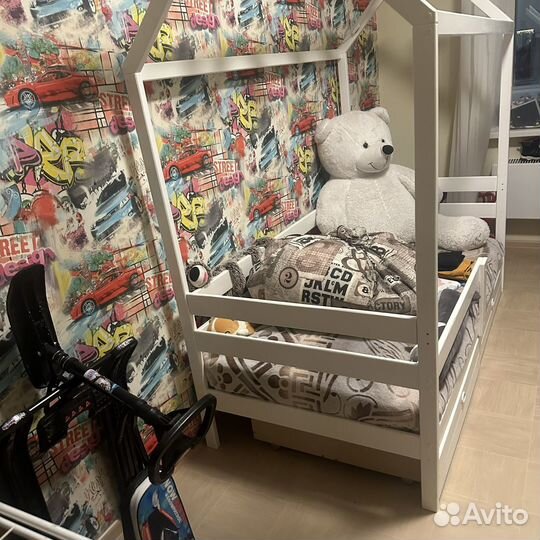 Детская кровать домик бу