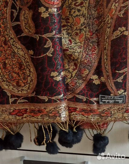 Пашмина палантин шарф двухсторонний