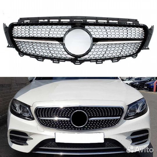 Решетка тюнинг Mercedes E W213 Diamonds 2016