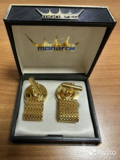 Запонки Monarch Англия новые