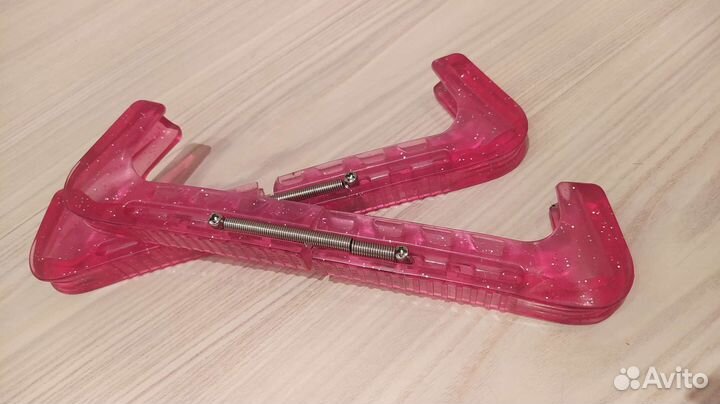 Чехлы для коньков с глиттером на 29-32 р-р