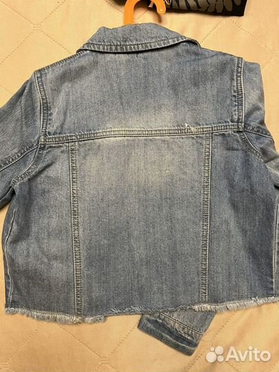 Джинсовая куртка Next для девочки, рост 140