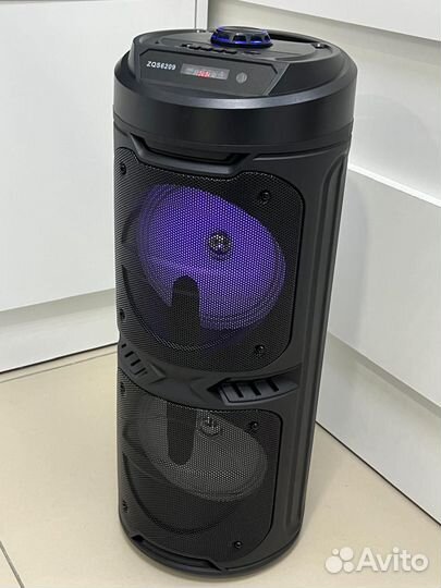 Мощная блютуз колонка с караоке ZQS6209 (гарантия)