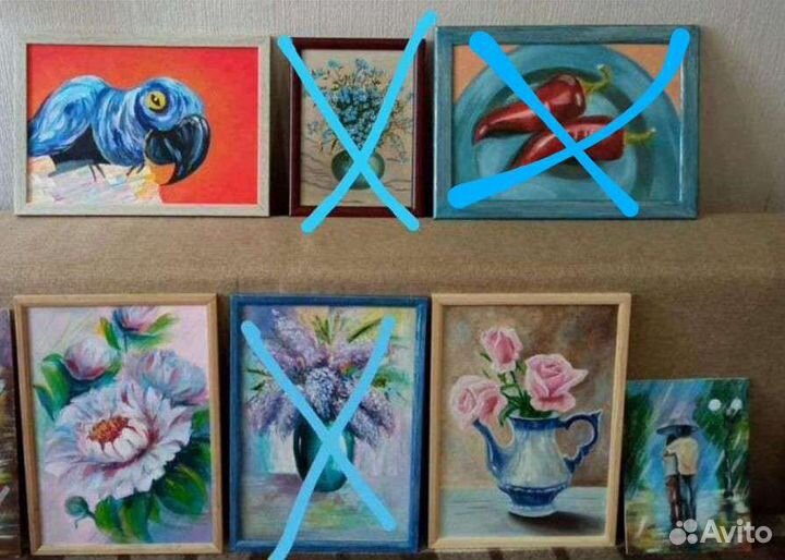 Картины маслом 21х30 см