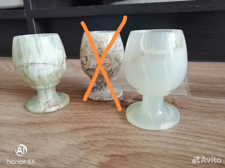 Рюмки из турецкого оникса