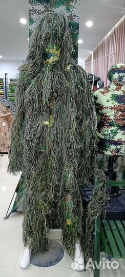 Маскировочный костюм зеленый летний