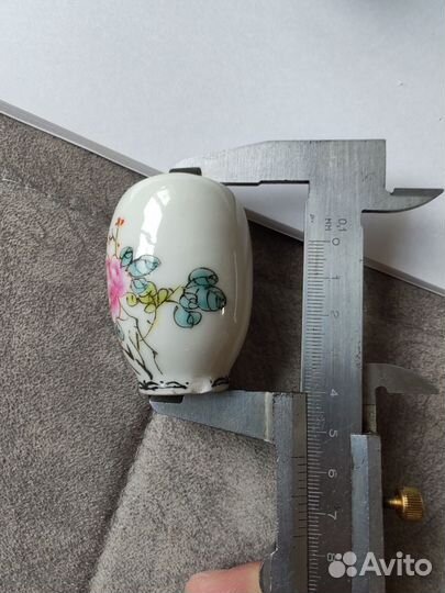 Японские старинные мини вазы, фарфор, парные