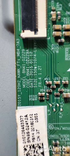 Samsung UE40J6390AU T-CON BN41-02229