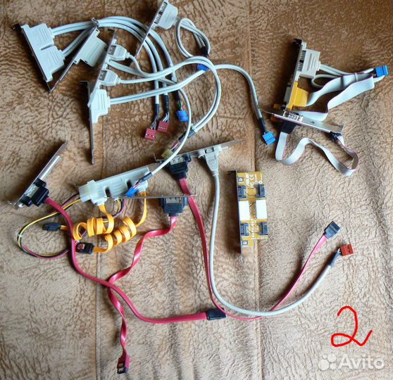 Кабели, планки, звук, видео AGP, контроллеры, DVD