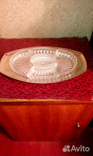 Менажница хрусталь