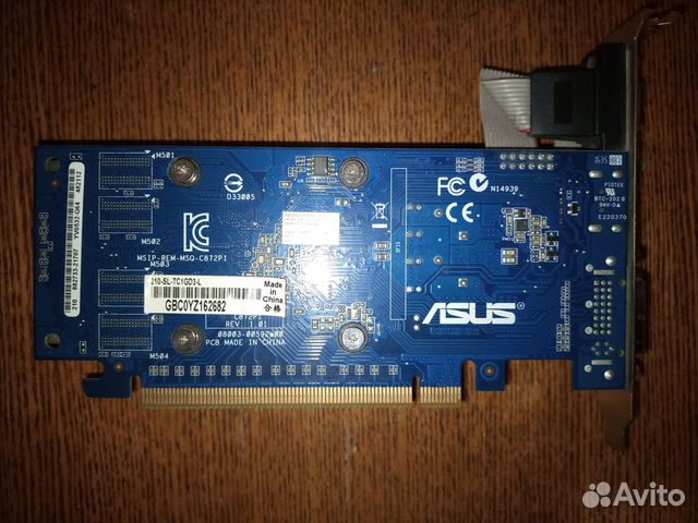 Видеокарта Asus GT210 1Gb