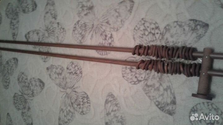 Карниз для штор двурядный деревянный