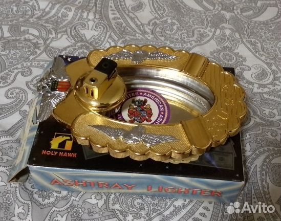 Пепельница зажигалка