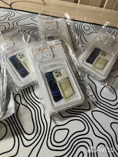 Чехол для iPhone 14 pro прозрачный/Новый