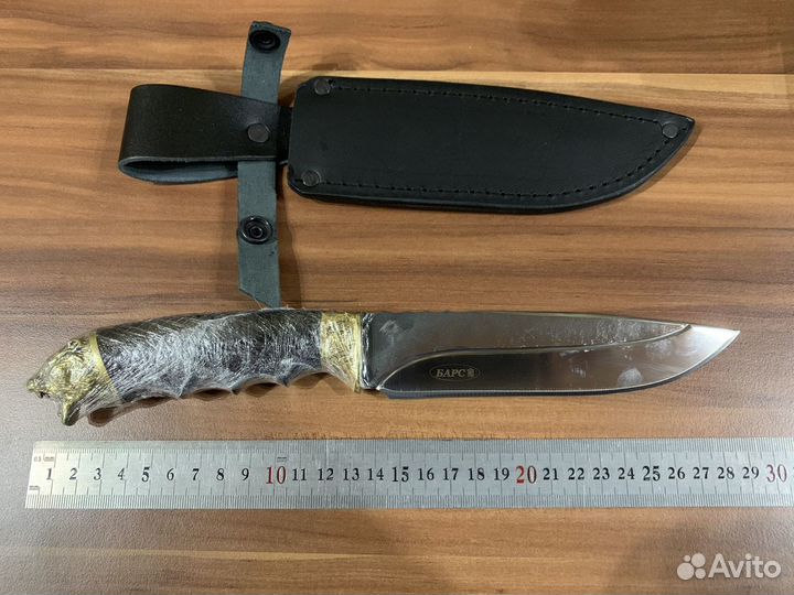 Нож туристический, сталь Х12мф Барс