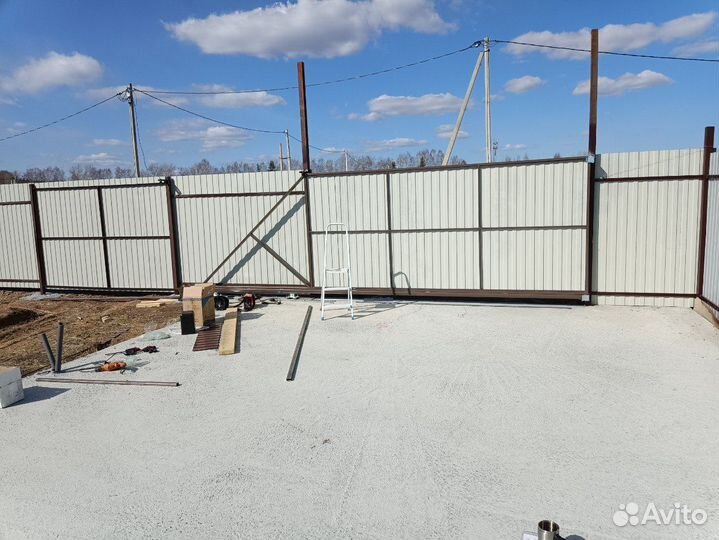 Изготовление откатных ворот