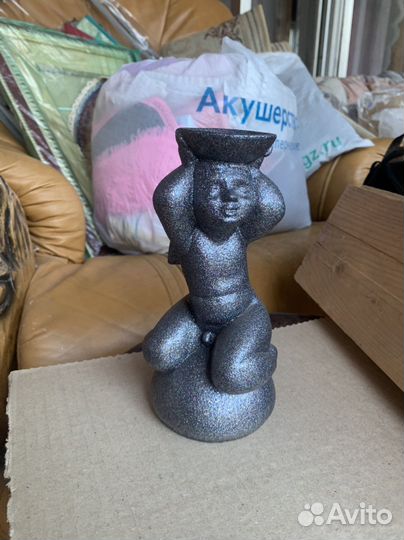 Статуэтка ангела подсвченик