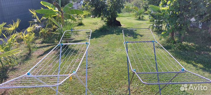 Сушилка для белья напольная ника белая и серая 18м