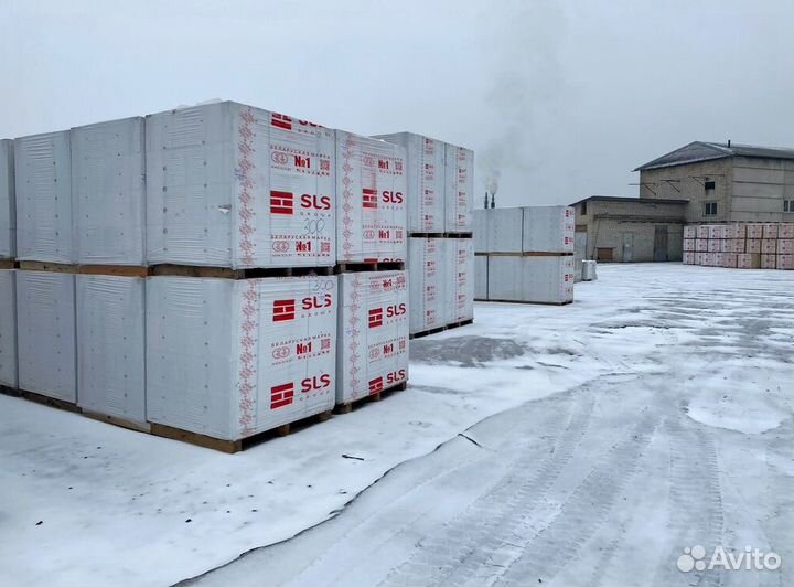 Газосиликатные блоки без посредников от 70 м3