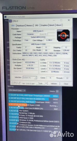 Ryzen 5 2600 3600 5500