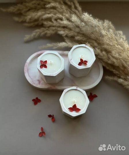 Подарочный набор ароматических свечей
