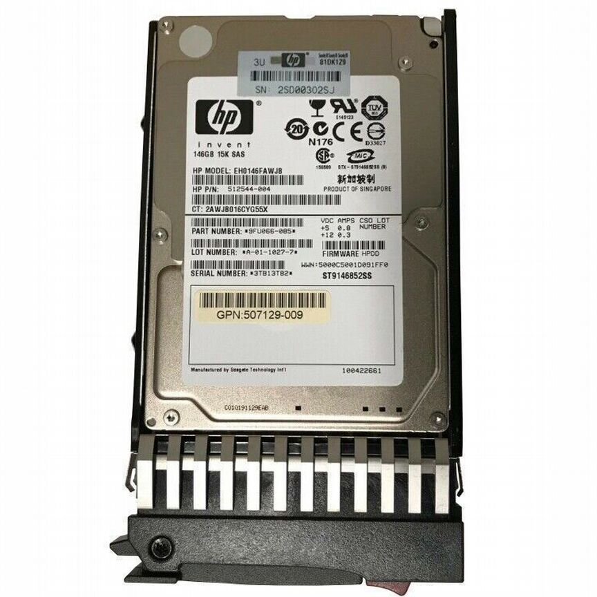 [AM302A] Жесткий Диск Hp 146gb Sas 2,5" Hdd Am302a