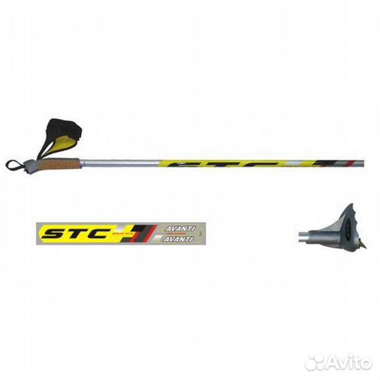 Лыжные палки STC RS/avanti (100 углеволоко) р-р 17