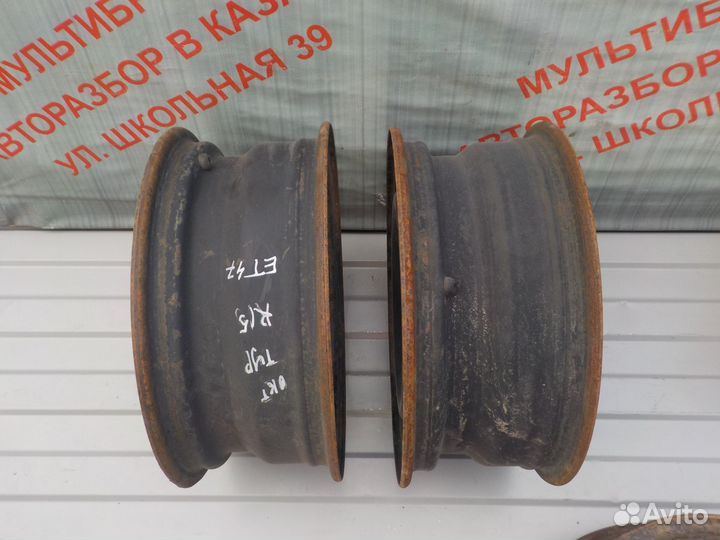 Диски штампованные штампы Шкода Октавия R15