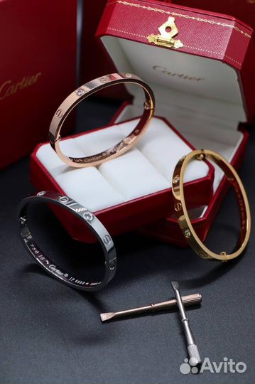 Cartier Браслет С Цирконами Золото 750 Проба