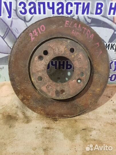 Диск тормозной передний левый Hyundai Elantra 4 (H