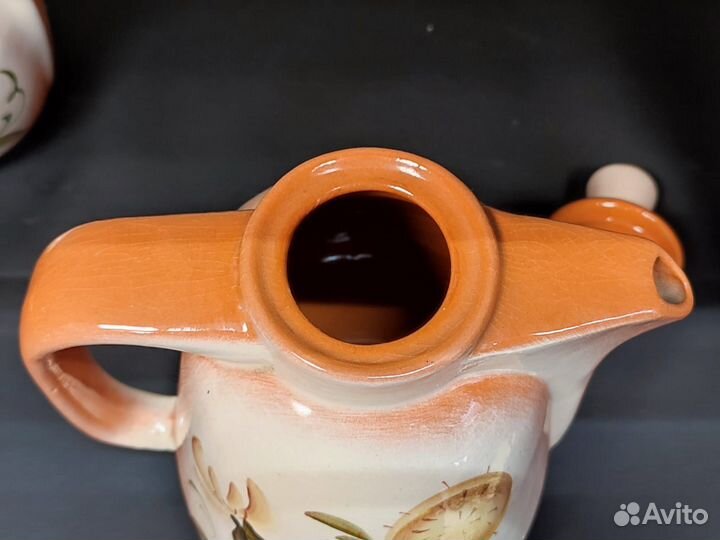 Набор кофейный керамический чайник заварочный саха