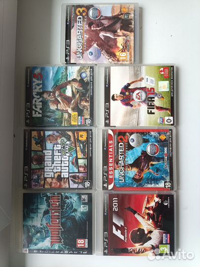 Лецензионые диски для PlayStation 3