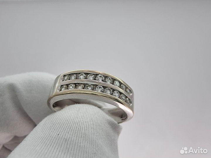 Золотое Кольцо 585 пробы с бриллиантами. Рассрочка