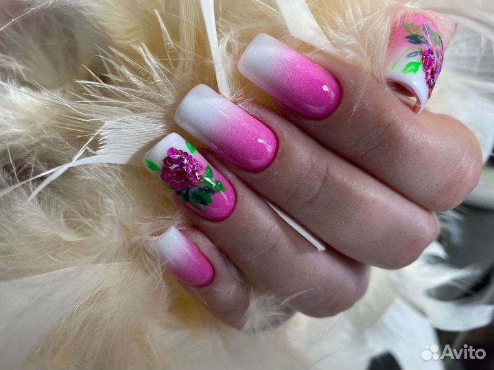 Маникюр, педикюр, дизайн любой, наращивание