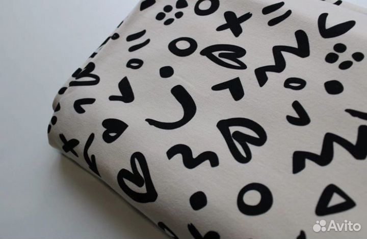 Ткань для пошива одежды футер 2х нитка петля