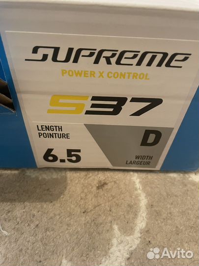 Хоккейные коньки Bauer Supreme S37 размер 6.5