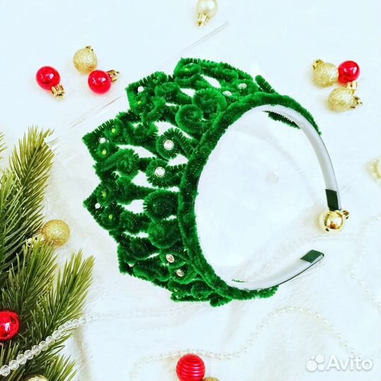 Новогодний ободок 