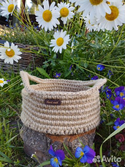Корзиночки из джута