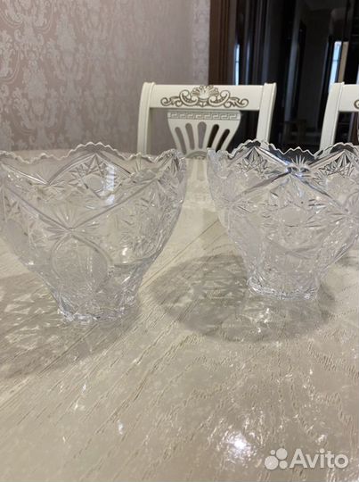 Хрустальная ваза/конфетница