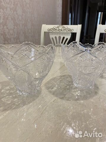 Хрустальная ваза/конфетница