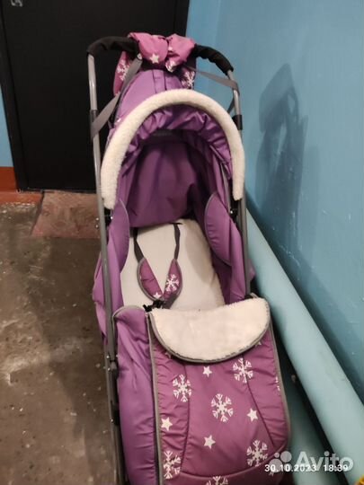 Санки коляска