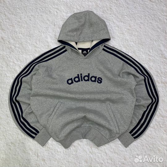 Винтажное редкое худи Adidas Big Logo Vintage Rare