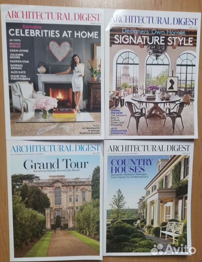 Журнал ад AD, Veranda House Beautiful из США