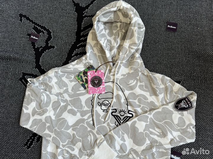 Худи Bape Inter miami все размеры